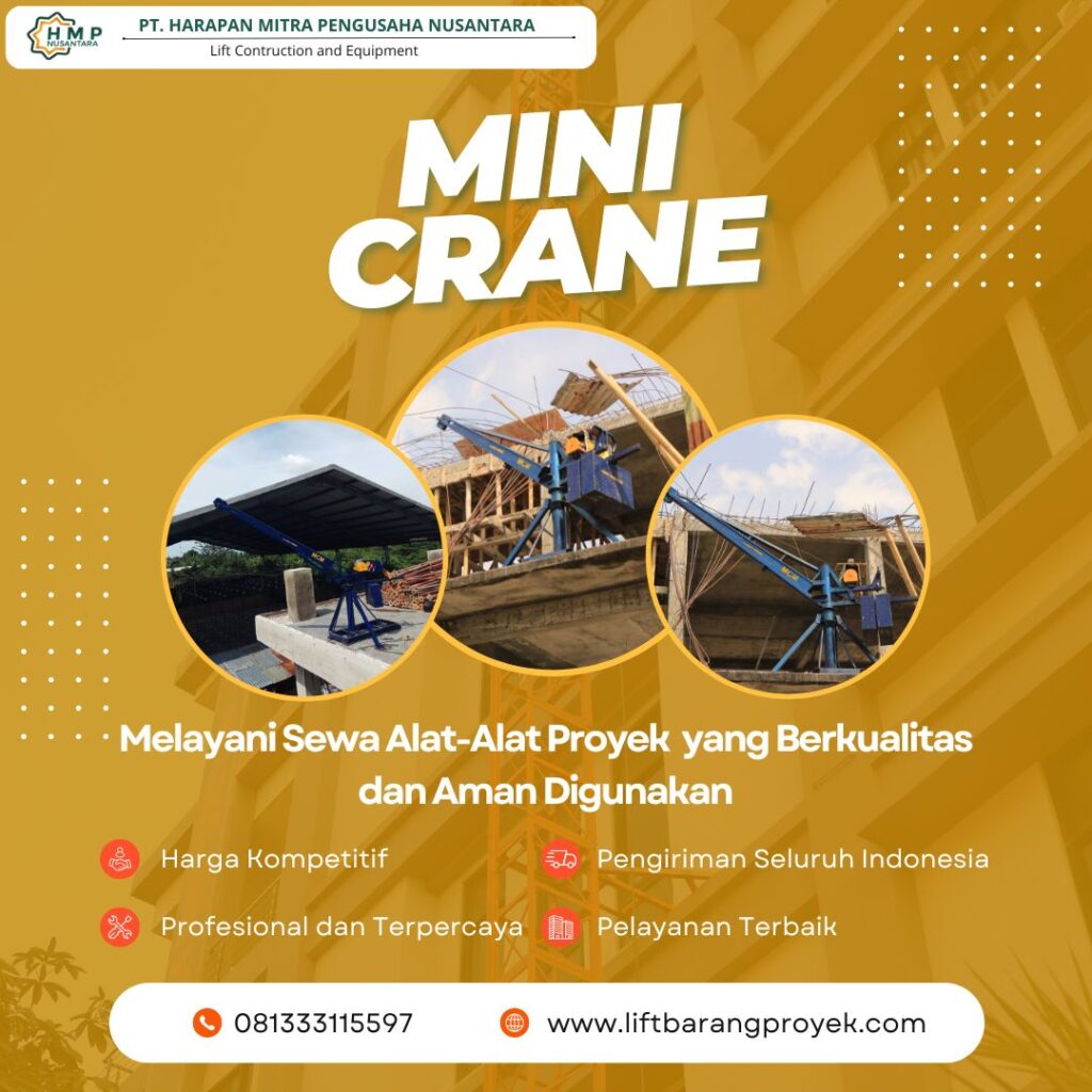 Sewa Mini Crane Kota Ambon Maluku