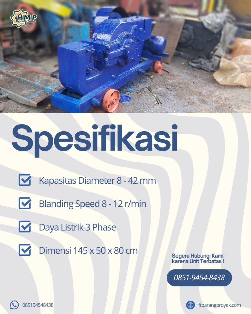 Spesifikasi Bar Cutter